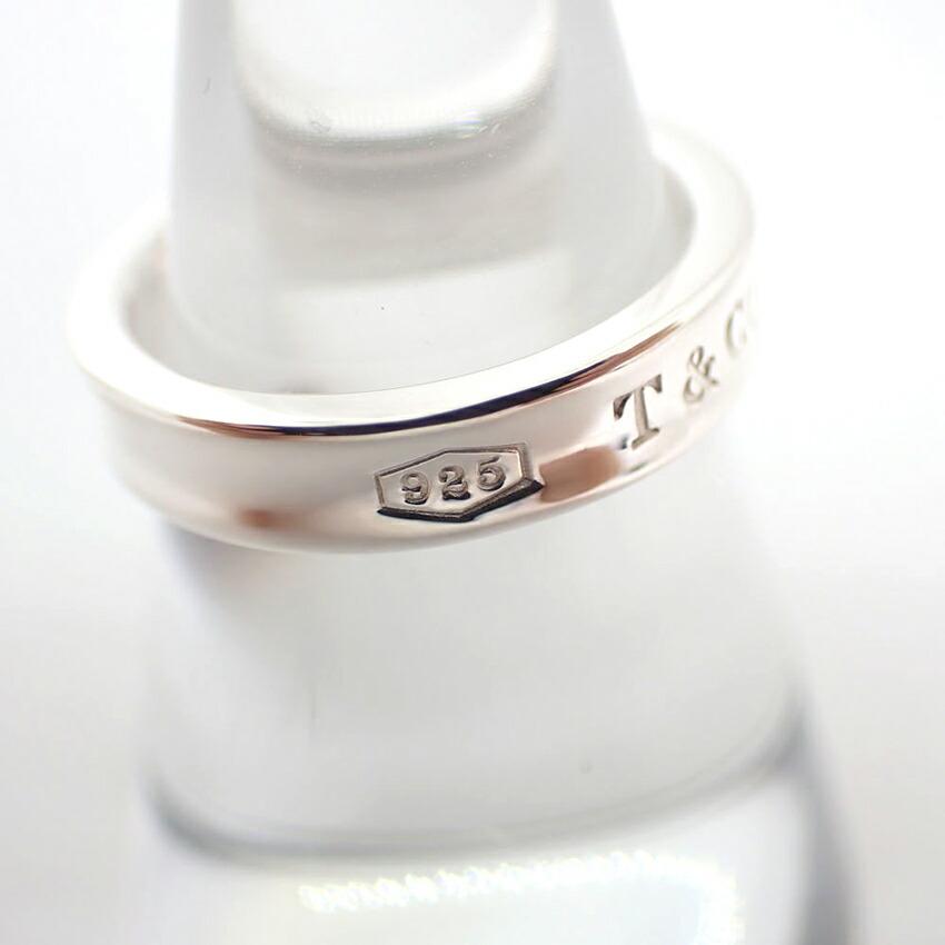 [Used] TIFFANY 925 1837 Narrow Ring / Size 6.5 / j31-63