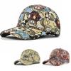 Little Bear Print Unisex-Teens Caps Bear Print Fashion Hip Hop Vintage Hat Cute Bear Baseball Cap