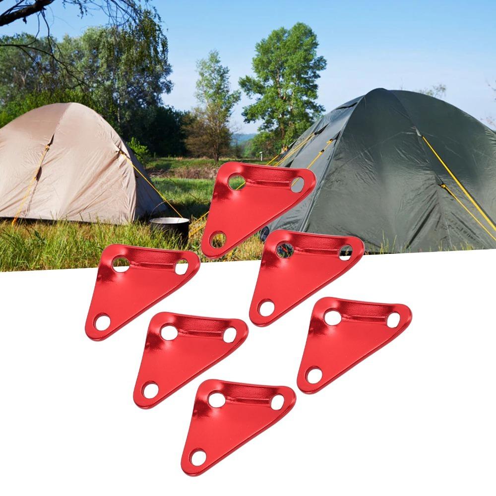 20 Pcs Aluminium Alloy Tent Rope Fastener Ultralight Strong Tent Guy Line Backpacking