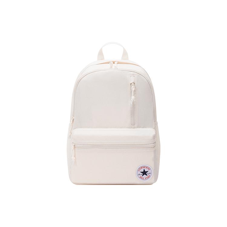 New Converse Polyester Backpack Regular Classical Style White CV2443022PS-002