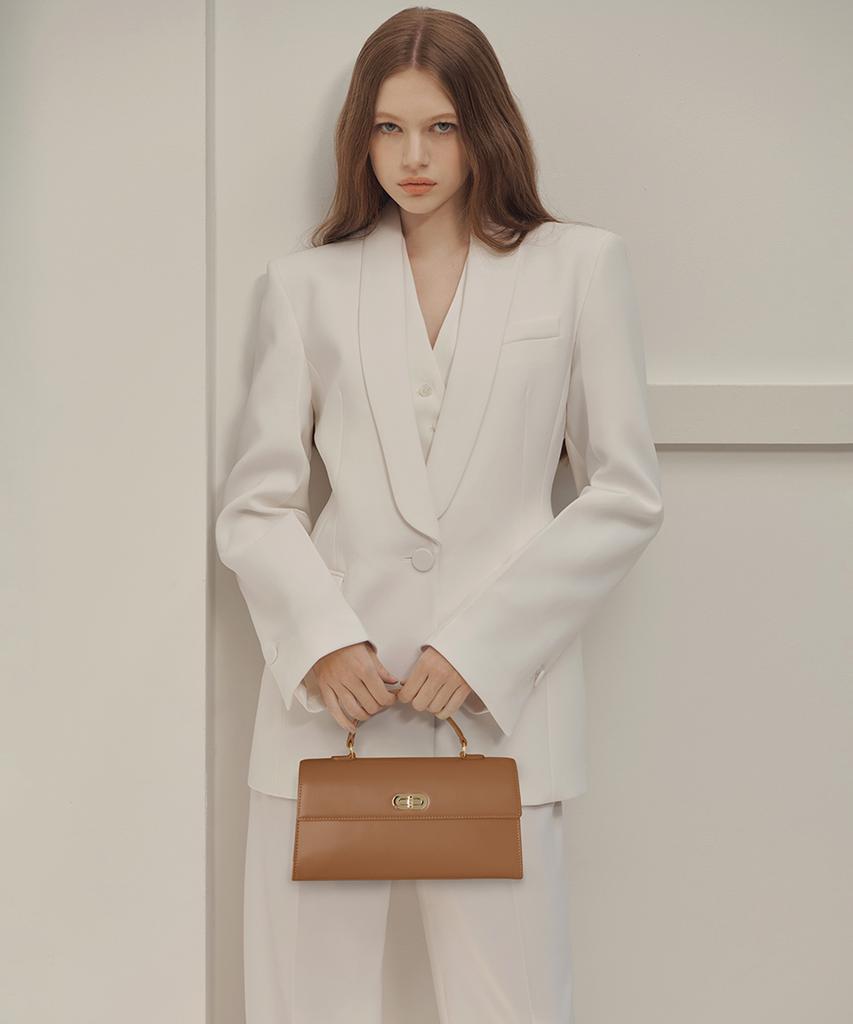 Clave Lena Tan Shoulder Bag