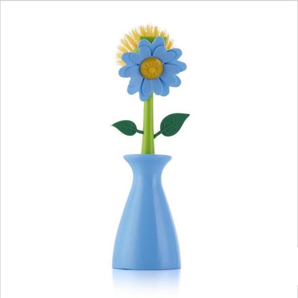 1 set - Kitchen brush, oil free, long handle pot brush, pot wash, bowl brush, creative cleaner