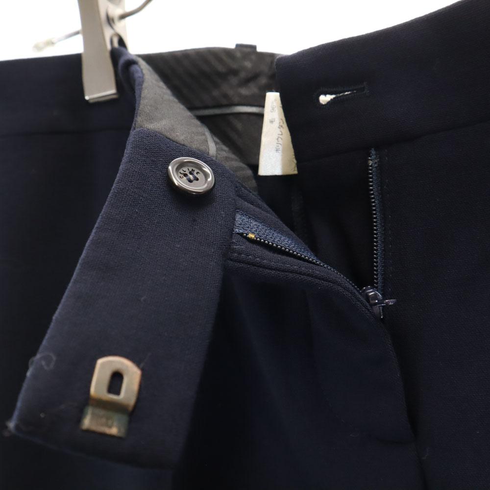 CELINE French wool blend Slacks pants 40 Navy Women Used