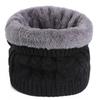 Soft Knitted Warm Scarves Plush Neck Gaiter Versatile Sport Scarf  for Women Men