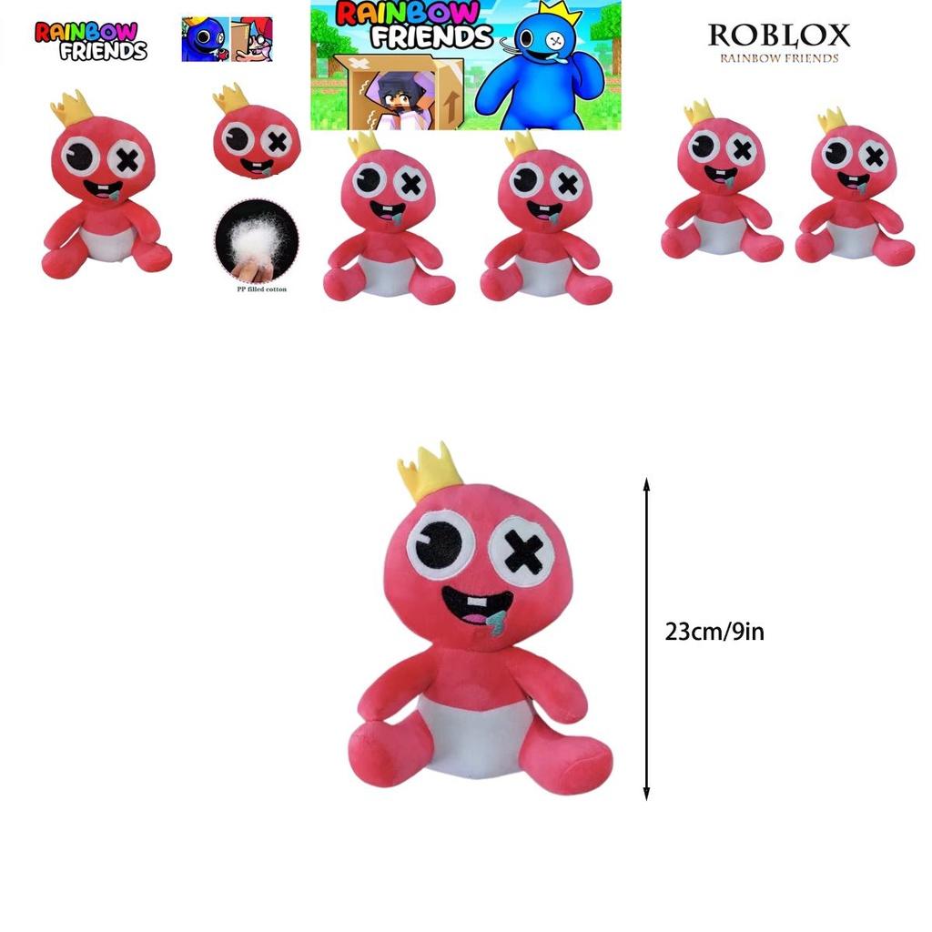 Мягкая плюшевая игрушка Roblox Rainbow Friends нежно-розового цвета, мягкая набивная кукла для обнимания, детский подарок