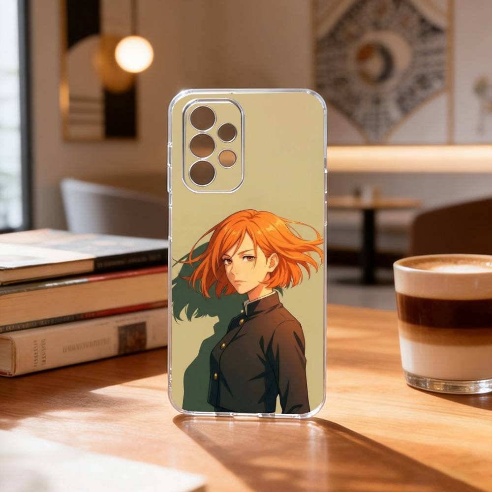 J-Jujutsu Kaisen K-Kugisaki N-Nobara Чехол для телефона для Samsung S25,S24,S21,S22,S23,S30,Ultra,S20,Plus,Fe Прозрачная крышка