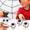 Anti-stress Toy Quick Recovery Spoof Toys Unzipped Useful Halloween Trick Skull Squeeze Fidget for Kids Adults