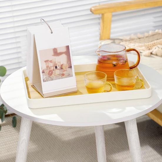 Фруктовая тарелка Прямоугольный сервировочный поднос Маслостойкий Легко чистится Широко используемое декоративное сервировочное блюдо Аксессуар для журнального столика