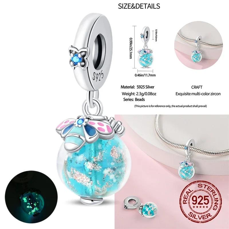 Медные светящиеся шармы в виде космонавта, планеты, космического корабля, эльфа, оленя, бусины подходят для оригинальных браслетов и ожерелий «Сделай сам»