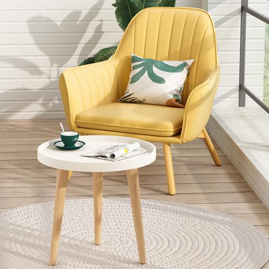 Yousheng Round End Table with 3-Legs Heavy Duty Detachable Mini Desk Bedroom Kitchen Living Room Small Space Sofa Bedside Nightstand Side Coffee Table