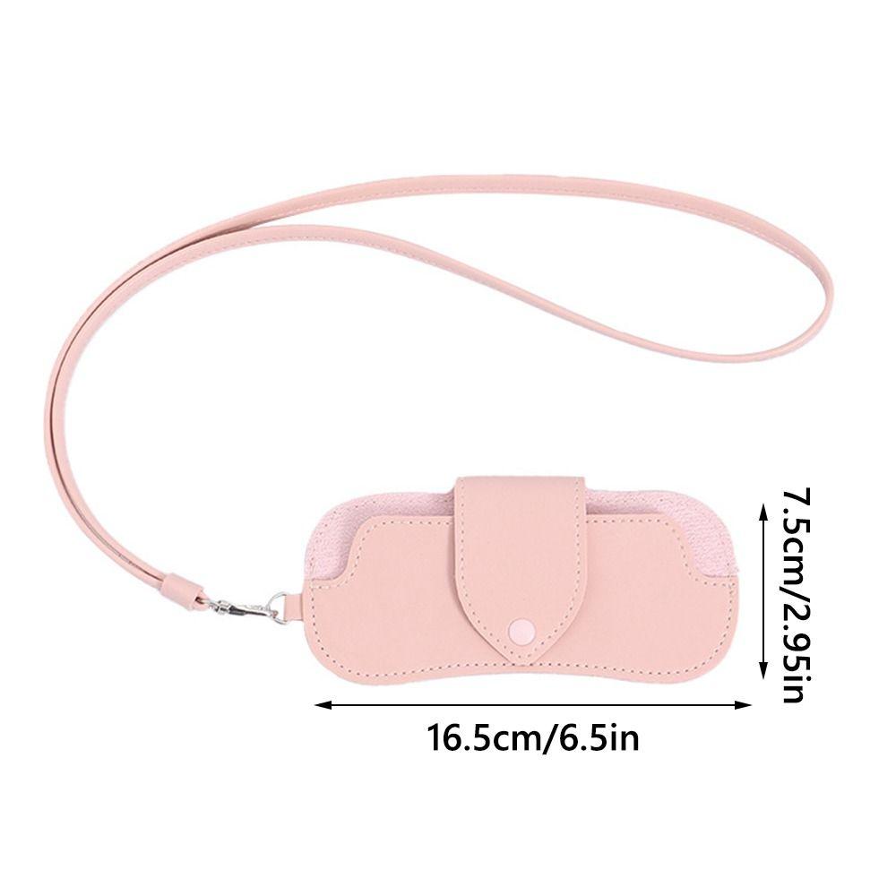 Однотонный чехол для солнцезащитных очков из ПУ кожи, подвесной, аксессуары для очков