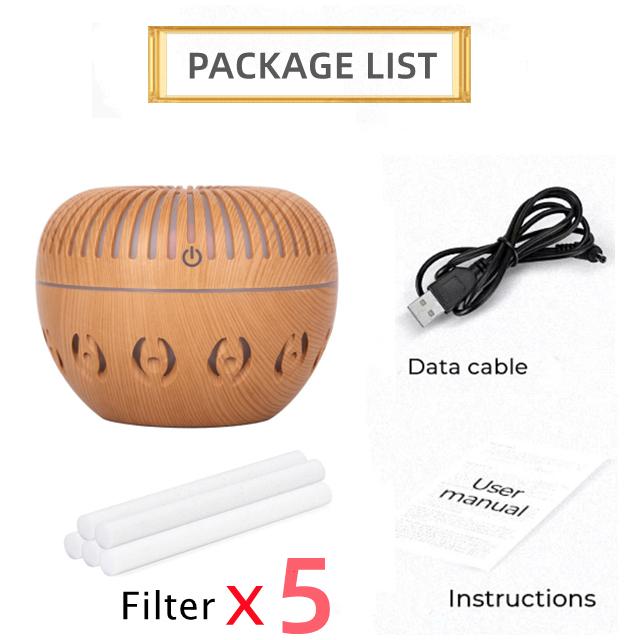 130 мл увлажнитель воздуха ароматический диффузор электрический водяной туман для офиса, дома, автомобиля со сменным светодиодным ночником