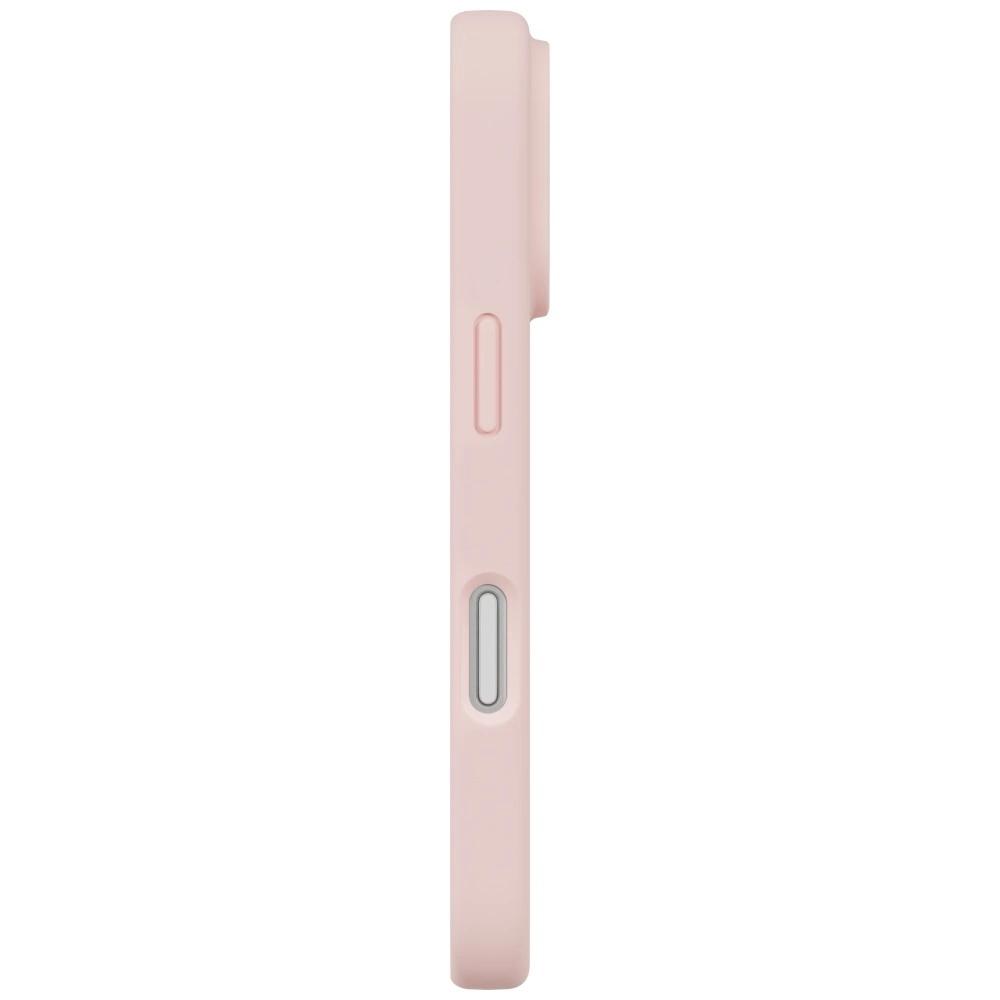Etui UNIQ Lino na iPhone 17 Pro Magclick Charging - różowe