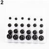 12 Pairs Women Elegant White Faux Pearl Ear Studs Earrings Party Jewelry