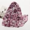 Spring and Summer Thin Bali Yarn Printed Long Towel Fashionable Sweet Fresh Hot-selling Popular Shawl Women