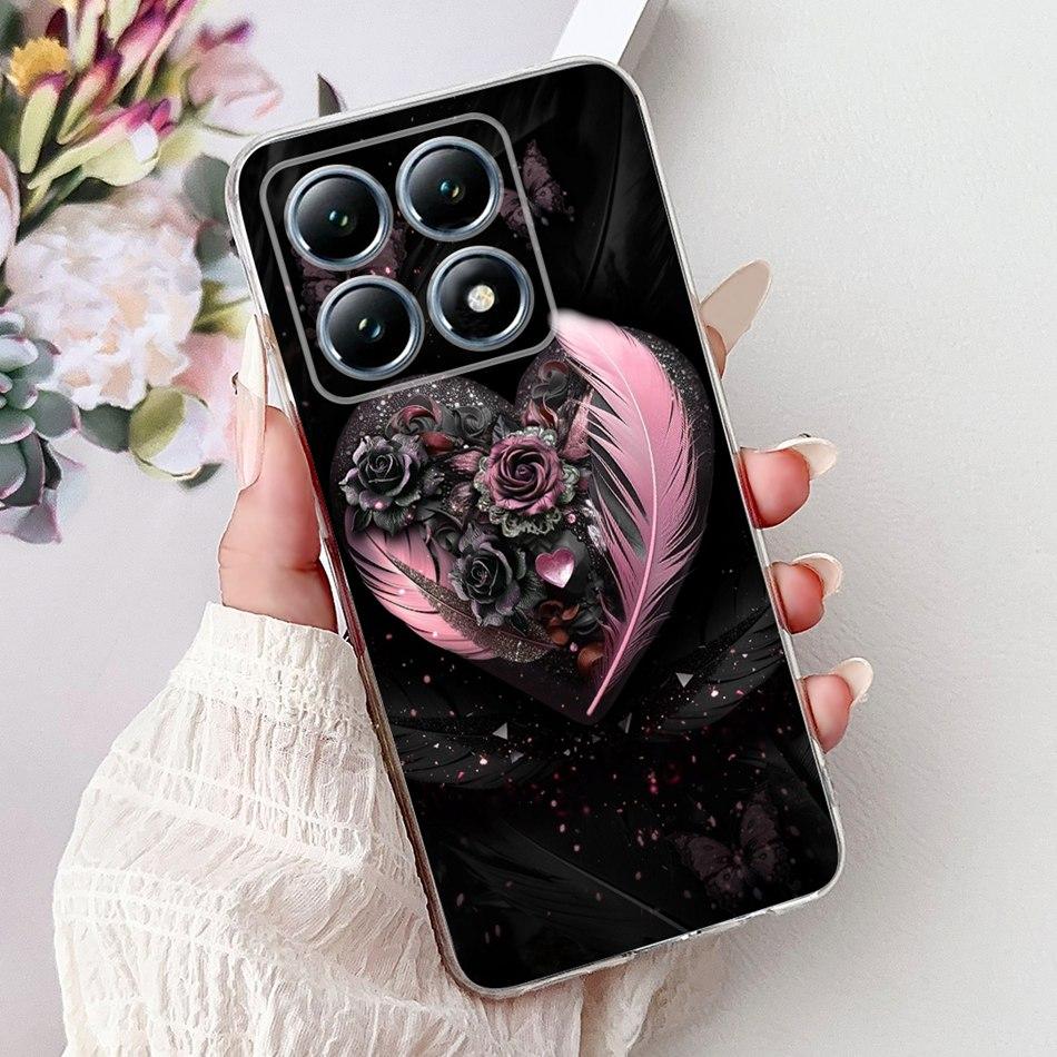 Чехол для телефона Xiaomi 14T Pro Mi14T 13T Pro Mi13T 2024 Новый модный крутой дизайн Мягкий силиконовый ТПУ Тонкий чехол