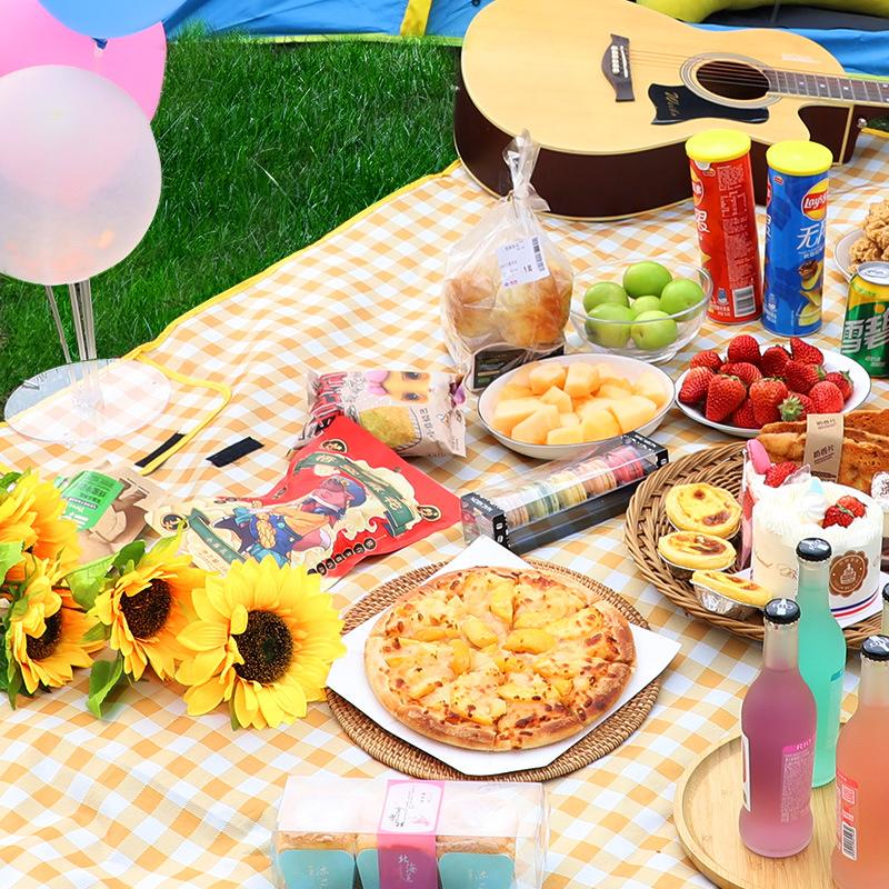 Коврик для пикника, походный походный открытый портативный пляжный коврик, складной коврик для кемпинга, толстый водонепроницаемый газон, коврик для кемпинга