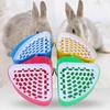 Triangle Basin Plastic Feeding Box For Chinchillas Rabbit SmallPet Feeder Products