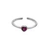 Кольцо Love Ring из стерлингового серебра 925 пробы для женщин, легкое, роскошное, нишевое, нежно-розовое, с цирконием, кольцо на указательный палец, регулируемое, новое летнее