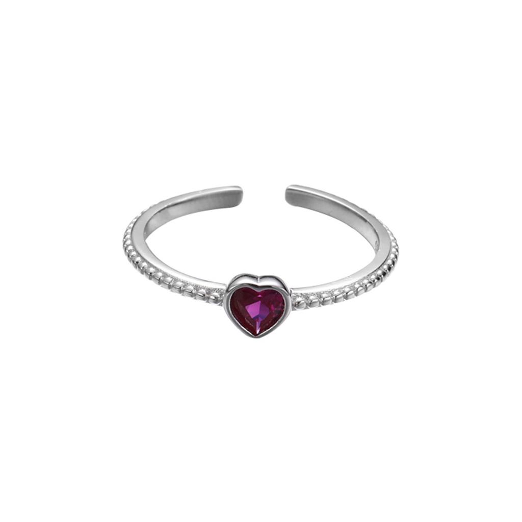 Кольцо Love Ring из стерлингового серебра 925 пробы для женщин, легкое, роскошное, нишевое, нежно-розовое, с цирконием, кольцо на указательный палец, регулируемое, новое летнее