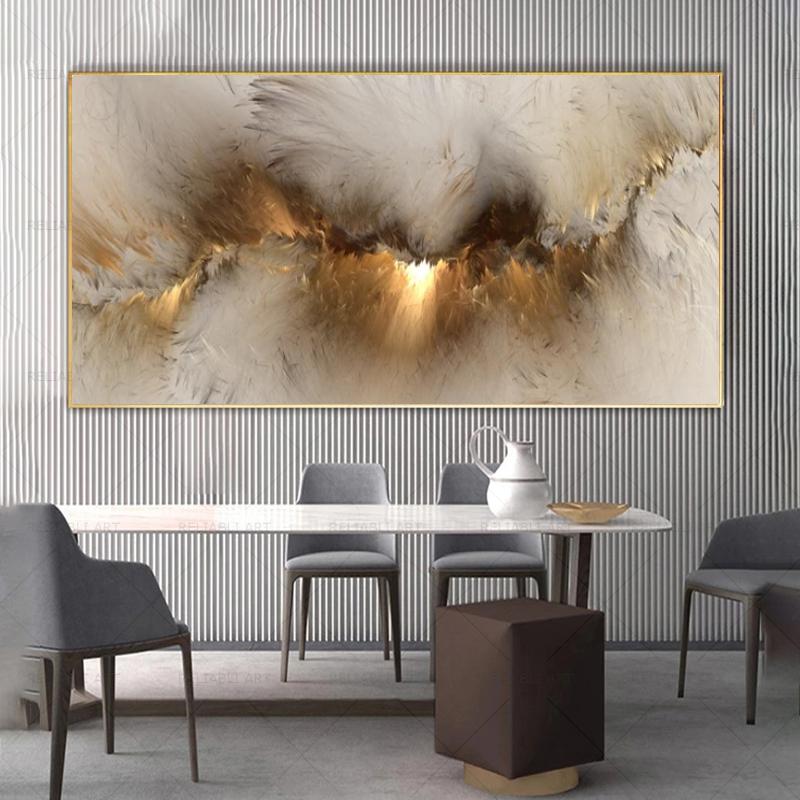 Abstract Colorful Clouds Canvas Painting Texture Posters And Prints Modern Wall Art Pictures for Living Room Home Decor No Frame