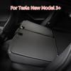 For Tesla Model 3 Highland 2024 Leather Trunk Rear Seat Back Anti-scratch Backrest Protection Mat Anti-kick Pad Car Accessories