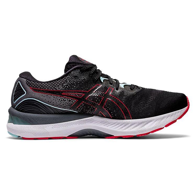 Asics Мужские кроссовки Gel Nimbus 23 2E Wide Black Electric Red 1011B006-007