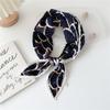 Модный декоративный шарф, повязка для волос, резинка для волос 70, маленький квадратный шарф, шелковый шарф, женский весенне-осенний универсальный маленький шарф, профессиональный шарф