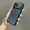 Матовый Чехол Для Телефона С Защитой Камеры Для Magsafe Для iPhone 17 16 15 14 13 12 Pro Max Магнитная Беспроводная Зарядка Бронированный Ударопрочный Чехол