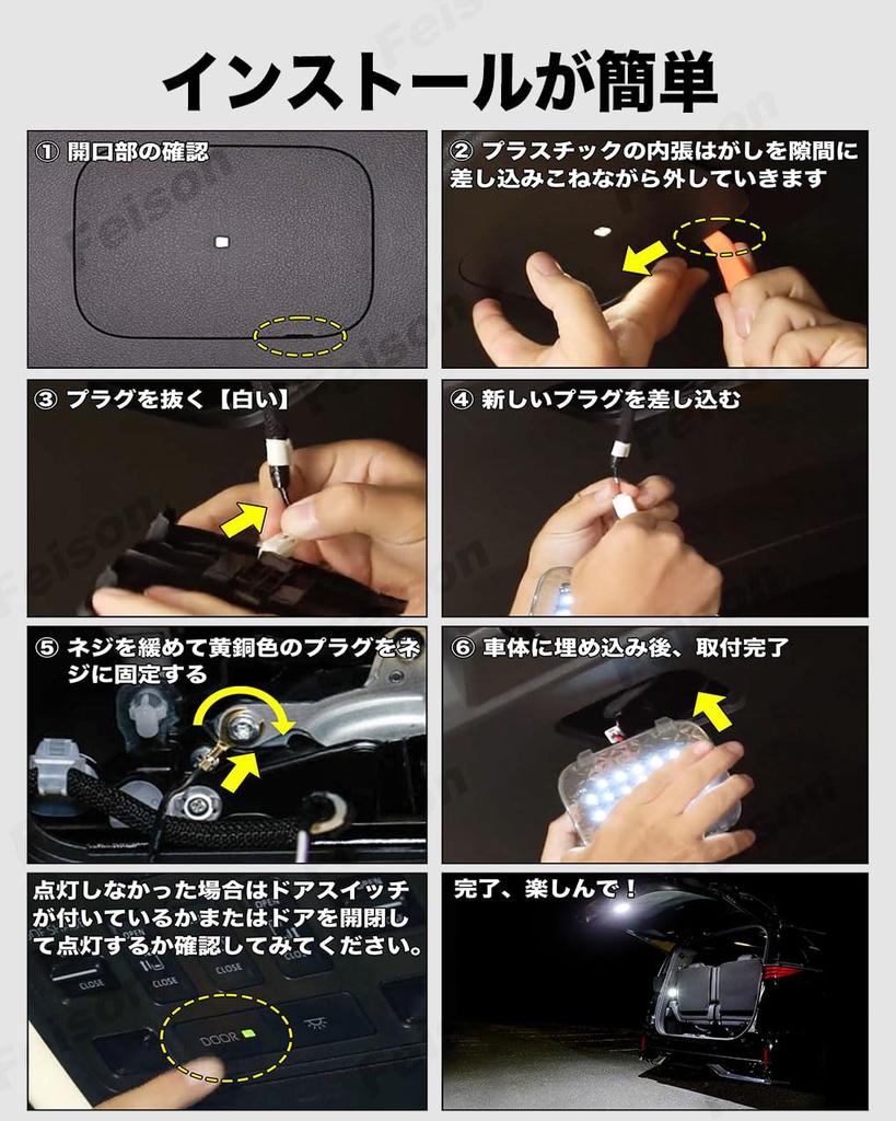 Дополнительный багажный фонарь для багажа Alphard Vellfire 40 Series (Июнь 2023 г. — настоящее время) Дополнительный светодиодный фонарь для багажа с сенсорным датчиком, светодиодный белый, 1 шт. в комплекте