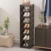 1pc 8-layer Shoe Cabinet Is Easy To Assemble and Suitable for Organizing Shoes and Packages In Narrow Areas Corridors Balconies
