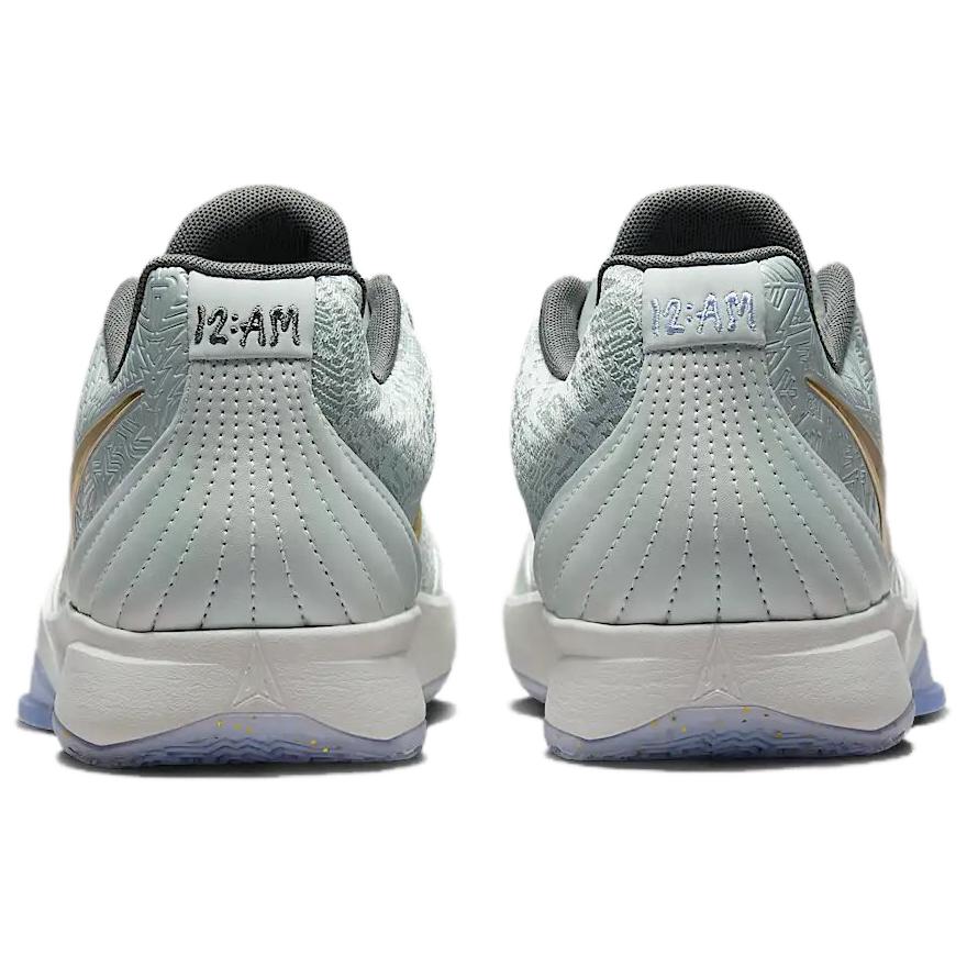 Новые кроссовки Nike Ja 2 с амортизацией, нескользящие и износостойкие, с низким верхом, для баскетбола, мужские, серебристо-золотисто-серые, FZ1516-001