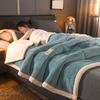 Thick Milk Velvet Warm Blanket for Winter King Size Fleece Sherpa Comforter Cozy Soft Plush Weighted Blanket for Bed Sofa Throws