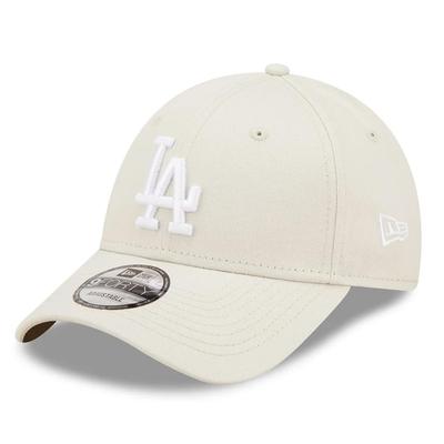 Кепка 9FORTY LA Logo Dodgers Free Size 940 бейсболка Los Angeles бежево-белая [New Era] [Товар]