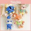 Zootopia Plush Themed Toy Nick Judy Cartoon Keychain Pendant Backpack