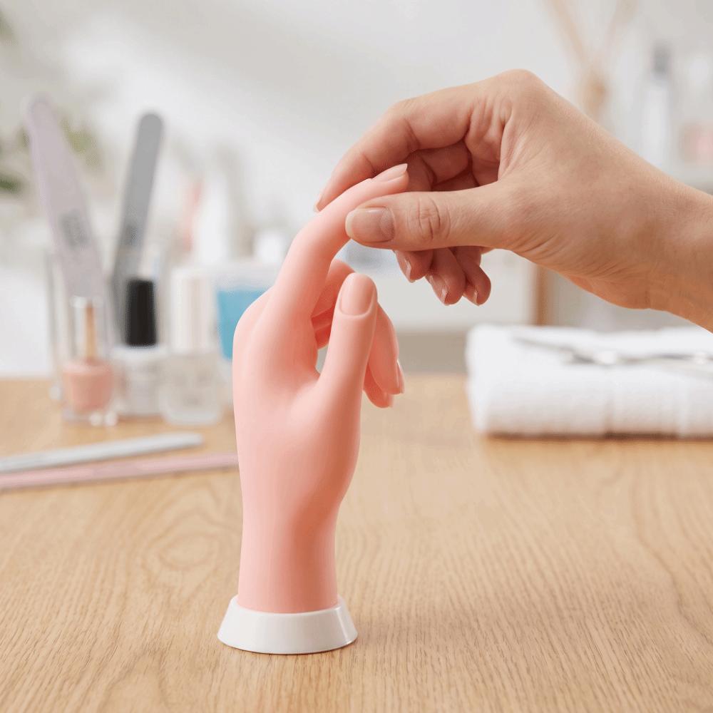 Bendable Nail Practice Hand Flexible Positioning Fake Hand Mannequin Hand Manicure Practice