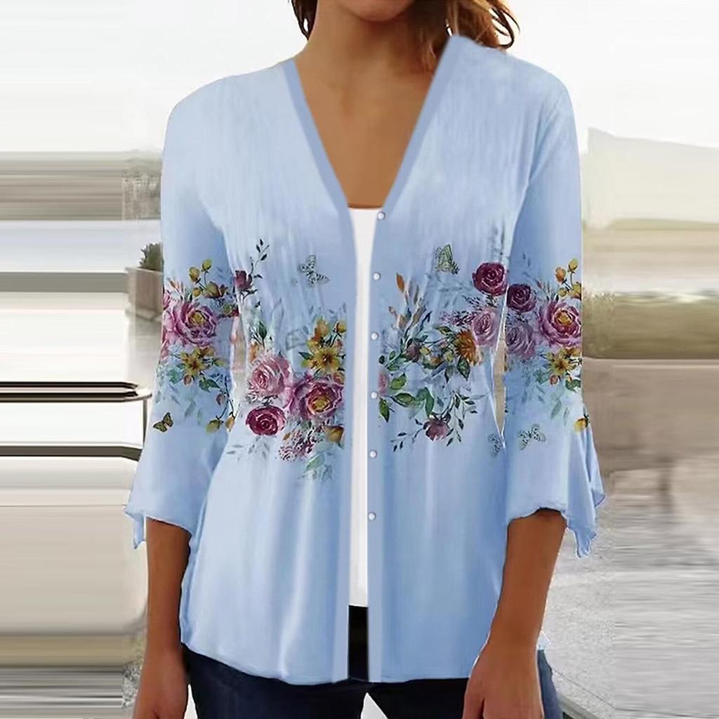 Женский летний кардиган-шаль с защитой от солнца: Универсальный, Тонкий, Короткий стиль, Доступны большие размеры.