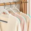 5/10PCS Home Use Non-slip Clothes Hanger Dry Wet Use Clothes Rack Wardrobe Storage Hanging Shoulder Protection Drying Rack