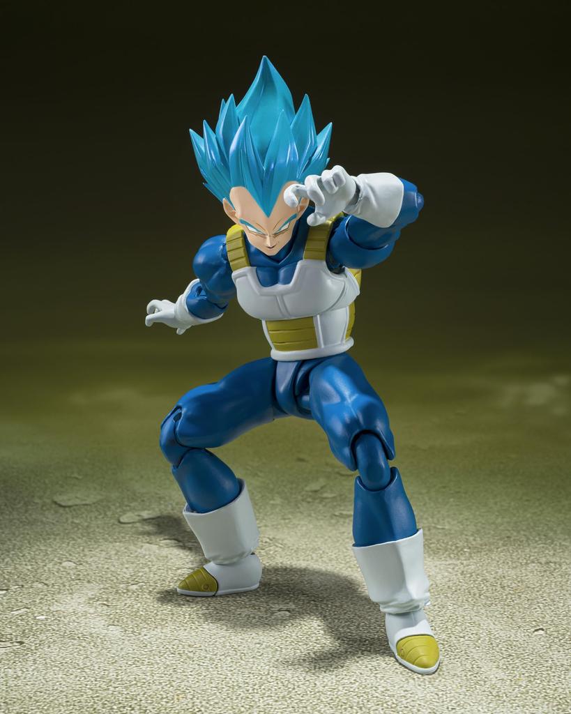 TAMASHII NATIONS Dragon Ball Super Super Saiyan God Super Saiyan Vegeta The Pride of the Saiyans 135mm PVC ABS Painted Movable Figure S.H.Figuarts - -