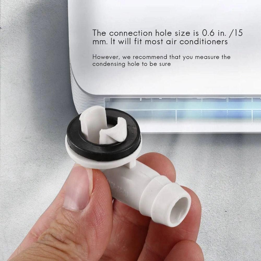 1 шт., сливной соединитель для кондиционера, фитинги для труб, локоть, комплект резиновых колец