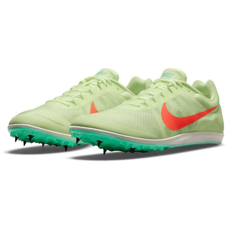 Nike Zoom Rival D 10 Barely Volt Hyper Orange Кроссовки унисекс Зеленые Dynamic-Бирюзовые Photon-Dust 907566-700
