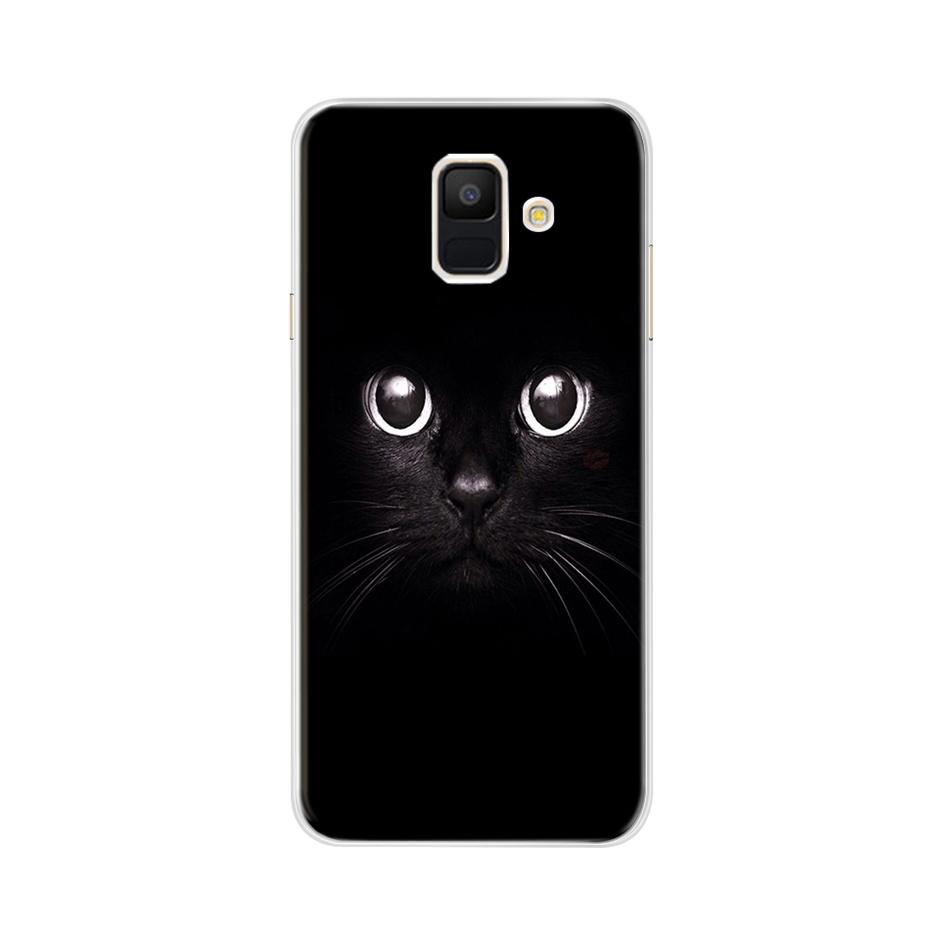 Чехол для Samsung Galaxy A6 2018 Прозрачный Мультяшный Мягкий ТПУ Силиконовый Чехлы для Телефона Задняя Крышка для Samsung Galaxy A6 A 6 Plus 2018