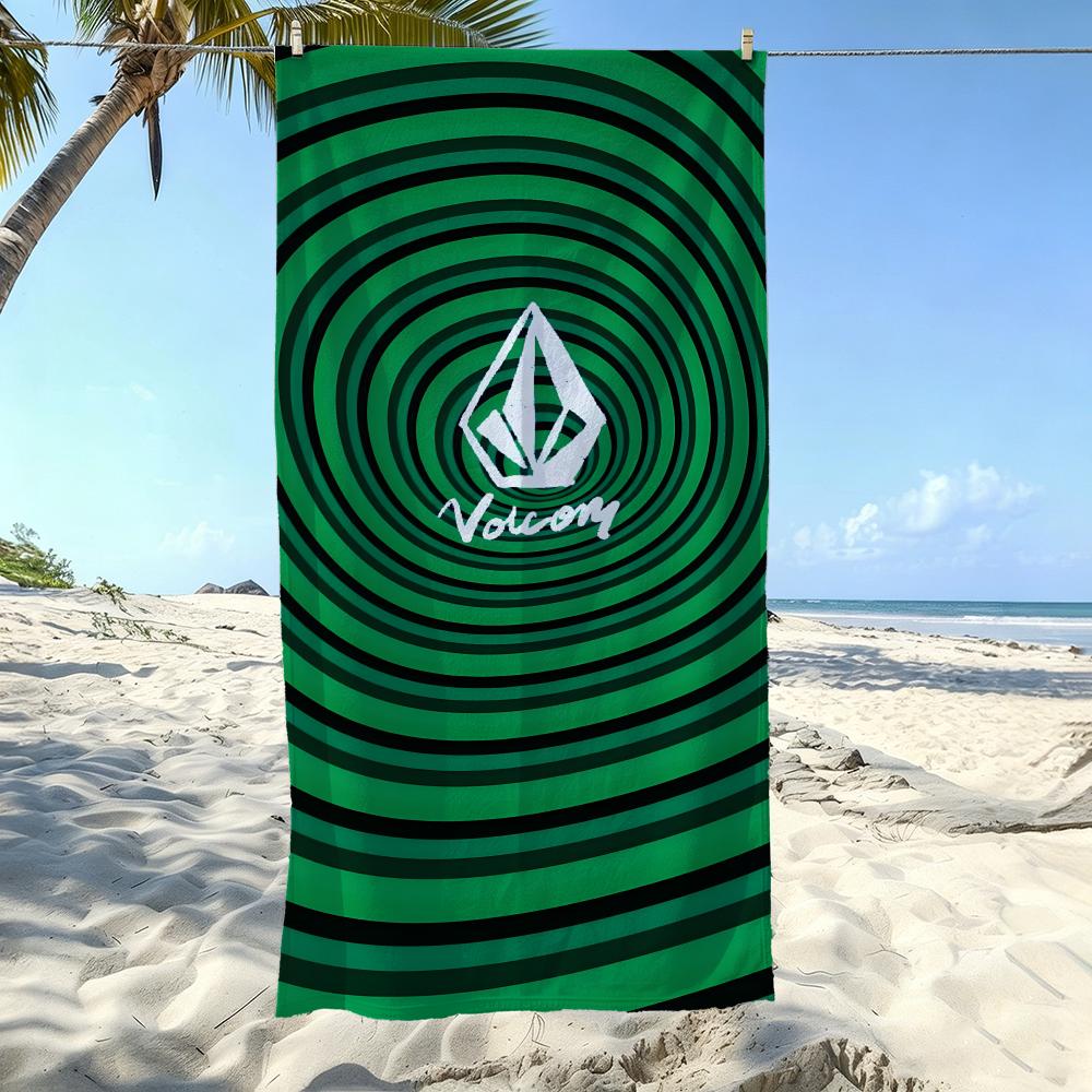 Surf V-Volcoms Towel Kids Microfiber Quick Dry Sandproof Towel, Boys Girls Summer Pool Beach Swim Towel
