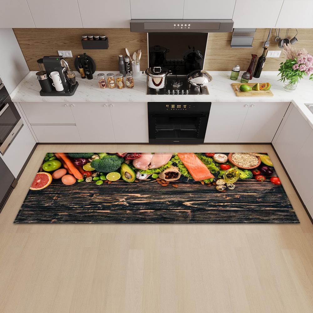 Придверный коврик, ковер для кухни, спальни, нескользящий пол, балкон, коридор, длинный ковер, прикроватный коврик для гостиной