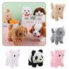 Plush My Realistic Robot Puppy Walking Plush Robot Dog Fashion Walking Dog Toy  Educational Gift