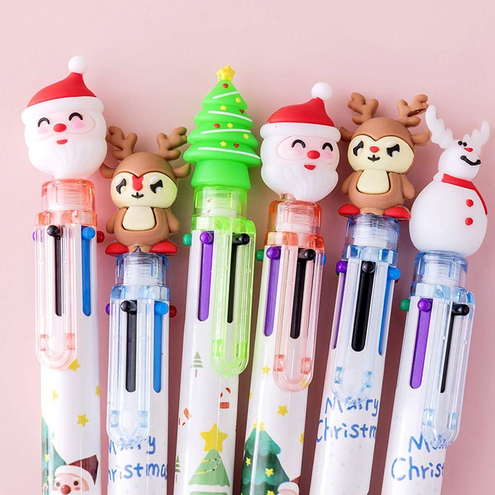 Tree Reindeer Cute School Office Santa Claus Gel Pen Stationery Ballpoint Pen Neutral Pens