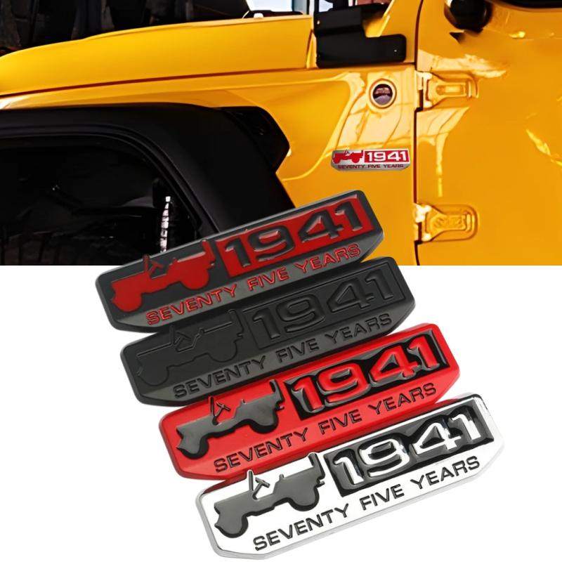 1941 Emblem Suitable for Wrangler Compass 75th Anniversary Commemorative Emblem Body Labeling and Tail Label