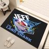 1pc Jeff the Land Shark2 Print Area Rug - Soft, Washable Non-Slip Indoor Mat, Living Room, Home Office Decorative Rug,Office Decorative