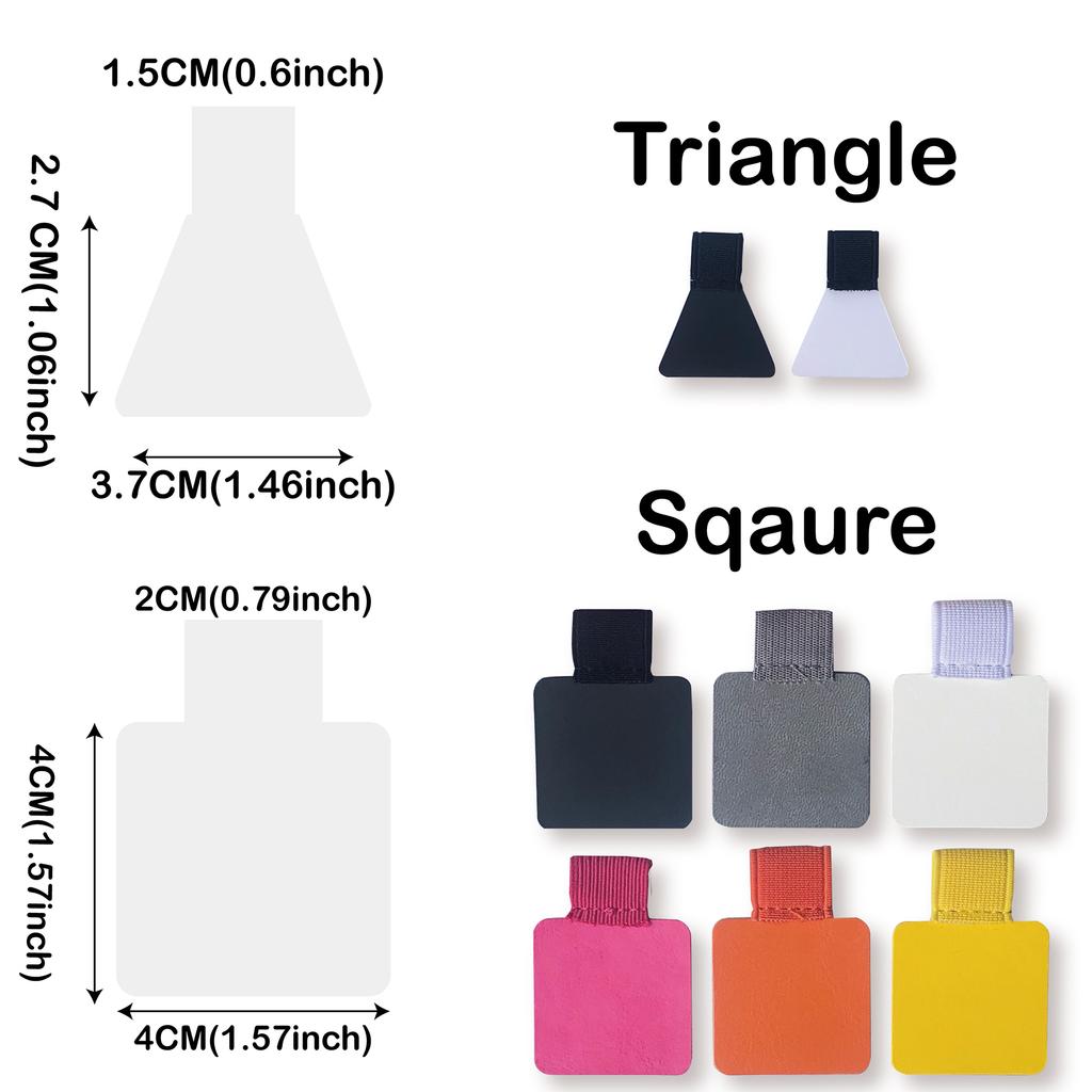 10 шт. эластичных держателей для ручек с самоклеящейся ПУ-кожей, зажим для карандашей для блокнотов, журналов, планировщиков