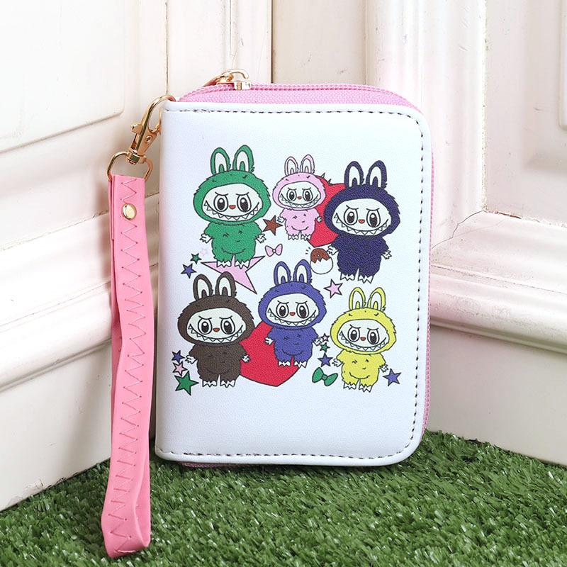 Cartoon Cute and Hot Labubu Male and Female Students Handheld Wallet CLE